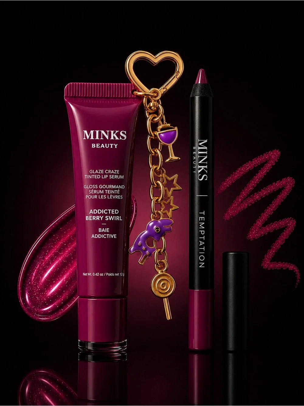 Addicted Berry Swirl - Tinted Lip Serum